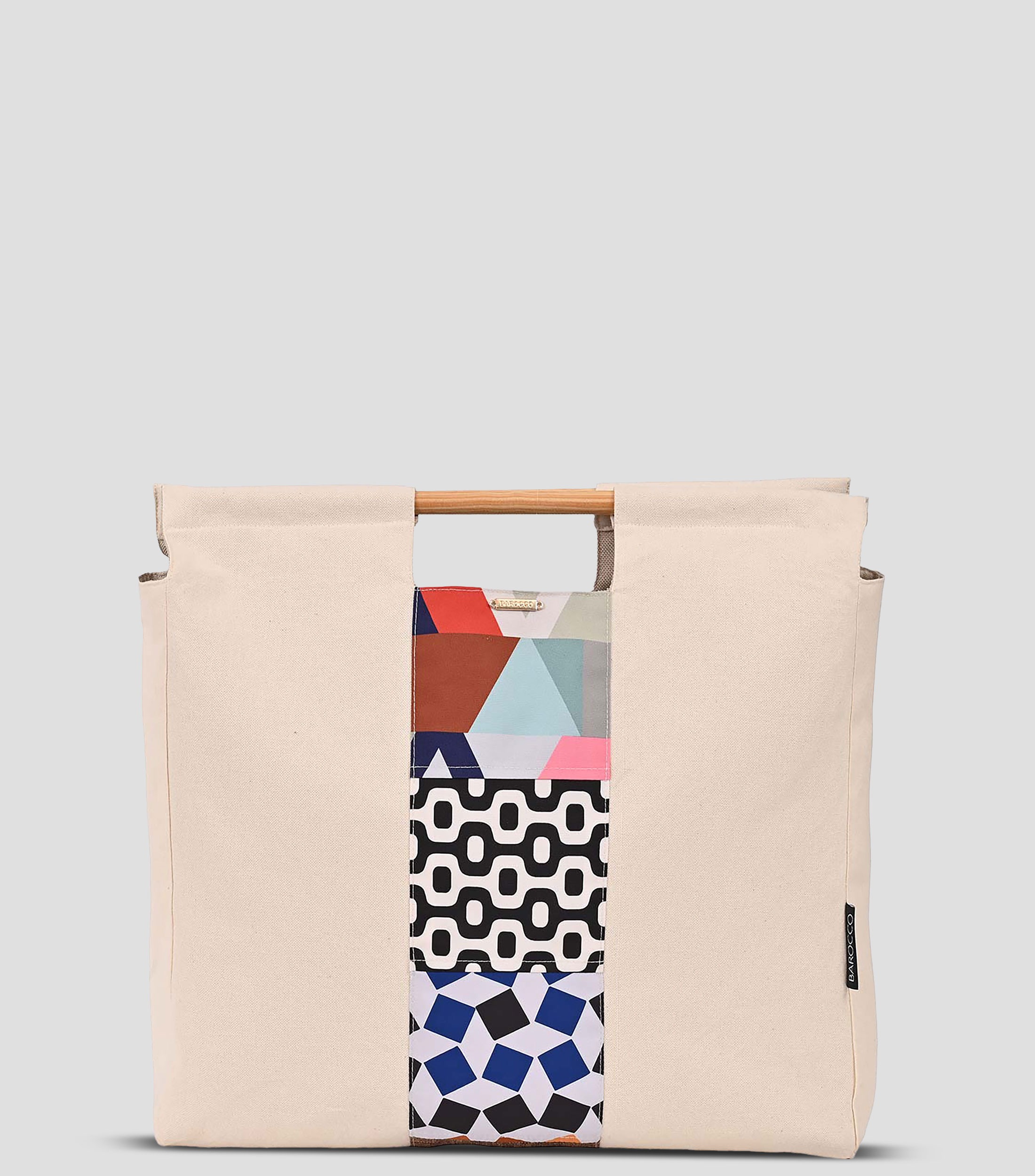 Bolsa tote de playa estampada Mujer